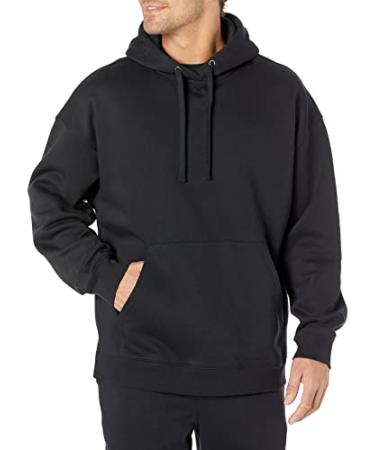 Amazon Essentials Men's Oversized-Fit Hoodie (Available in Big & Tall) X-Large Black