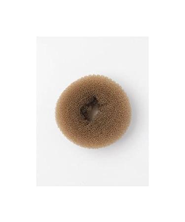 Small Blonde brown black Hair Bun Shaper Former Donut Ring Styler (medium brown)