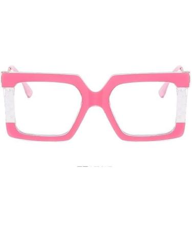 Shop Oversized Square Computer Readers - Blue Light Blocking +200 Pink Eyewear | Anti Eye Strain & Stylish Design - International Shipping Available - Buy Online on GoSupps.com