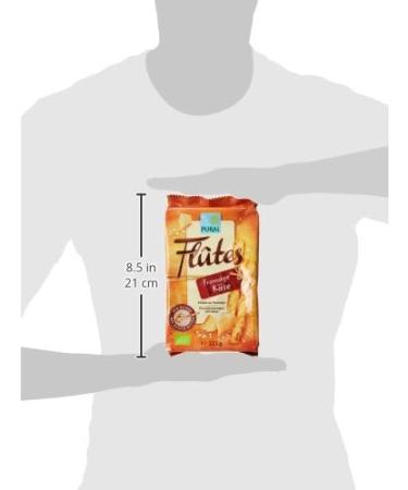 Pural Organic Cheese Flutes Aperitif Biscuits 125g - Buy Online on GoSupps.com