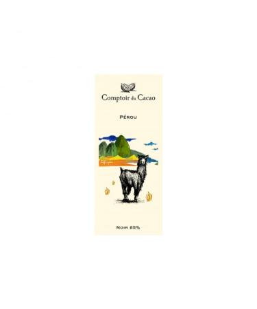 Dark chocolate bar 65% Peru 80g - Comptoir du Cacao