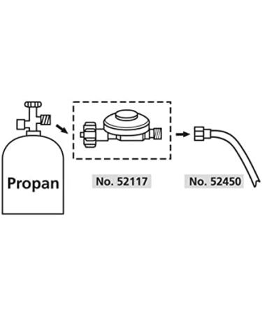 Buy CFH Plastic Gas Hose VS 200 - 2m 1/4 Left (52450) | International Shipping Available - Buy Online on GoSupps.com