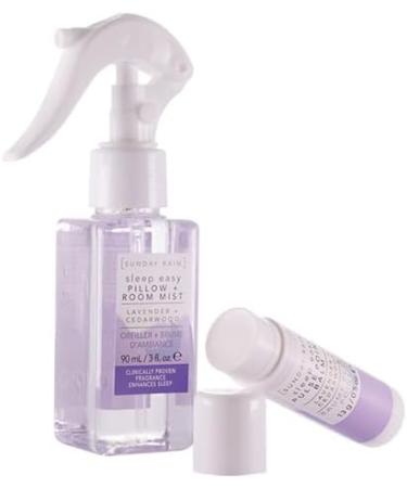 Sunday Rain Sleep Easy Beauty Rest Duo Lavender Scented Vegan and Cruelty Free Pamper Set 13g Pulse Point Balm 90ml Pillow Mist - Buy Online on GoSupps.com