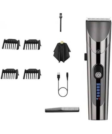 Hair Clippers Electric Hair Clipper Washable Rechargeable Variable Speed Professional Barber Trimmer with Carbon Steel Cutter Head One Color - Buy Online on GoSupps.com