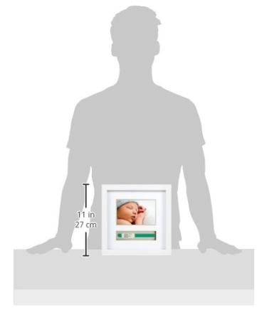 Pearhead Baby Hospital ID Bracelet Photo Frame - Newborn Keepsake for Expecting Parents (White) - Buy Online on GoSupps.com