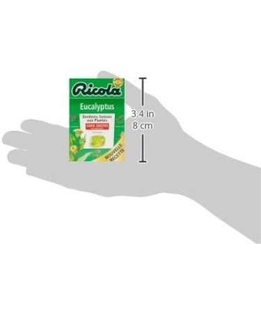  Ricola Ricola Swiss Sweets with Plants Eucalyptus Sugar Free 50 g - Pack of 5 - Buy Online on GoSupps.com