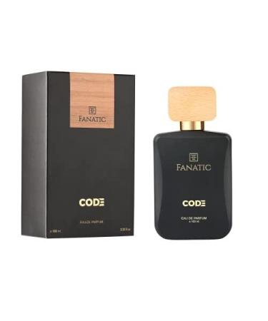 Fanatic CODE Men's 100ml Eau De Parfum Luxury Long Lasting Woody Aromatic Day and Night Fragrance for Men