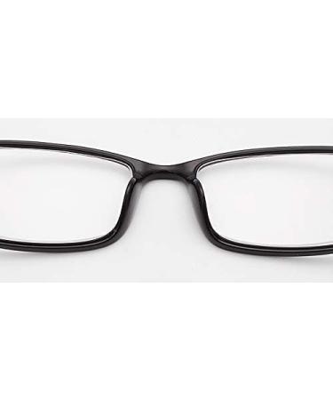 Rongchy Myopia Glasses for Men & Women - Stylish TR90 Short-Sighted Glasses -0.50 to -6.00 Black - Not Reading Glasses - Buy Online on GoSupps.com