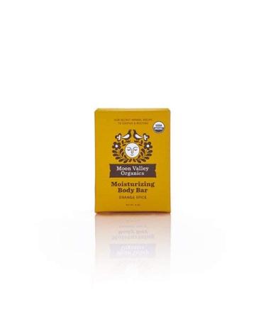 Buy MOON VALLEY ORGANICS Orange Spice Soap | 4 OZ - Natural & Organic Cleansing Bar for Refreshing Skin - Buy Online on GoSupps.com
