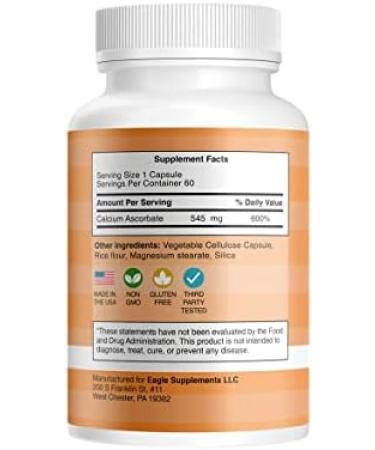 Eagle United C - USA Made Vitamin C Supplement for Immune Support - Buy Online on GoSupps.com