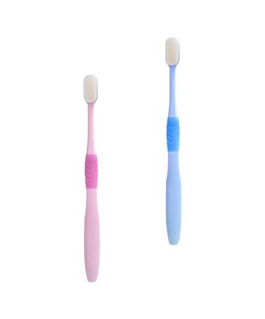 Healeved 2st soft toothbrush Valentins gifts Pair of toothbrush soft brush for the teeth tooth cleaning brushes micro hand toothbrush soft handicraft pp manual pregnant woman bristles
