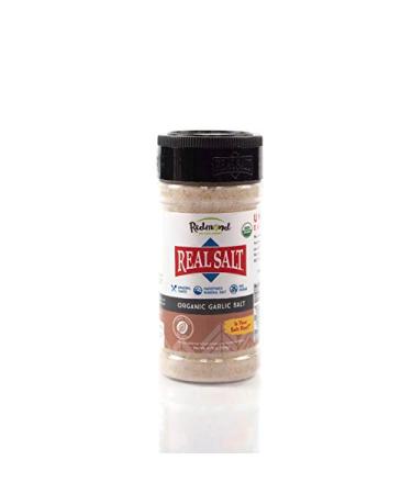 Redmond Real Sea Salt - Natural Unrefined Gluten Free, Garlic Salt 4.75 Ounce