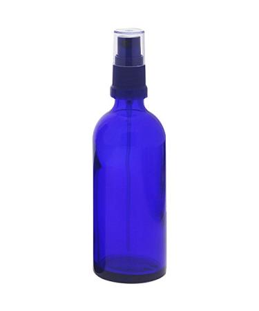 Blue glass bottle blue glass bottle with blue atomizer Kosmetex spray bottle glass bottle with pump atomizer 100 ml