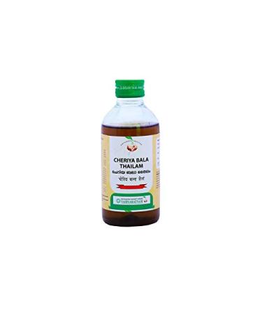 Pack van 2 Vaidyaratnam Oushadhasala CHERIYA BALA THAILAM 200 ML door VenusExports