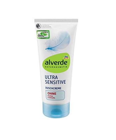 alverde Natural cosmetics cream shower ultra sensitive 1 x 200 ml