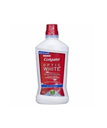 Colgate Optic White Mouthwash 32 Ounce (Value Pack of 4)