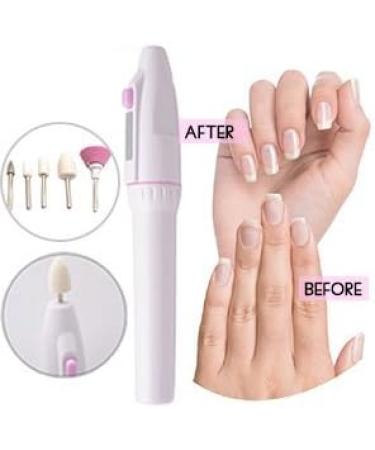 Ligege 5-in-1 Electric Manicure Set Manicure Nail Drill File Grinder Grooming Kit Callus Remover Set Nail Buffer & Polisher Personal Manicure and Pedicure Kit - Buy Online on GoSupps.com