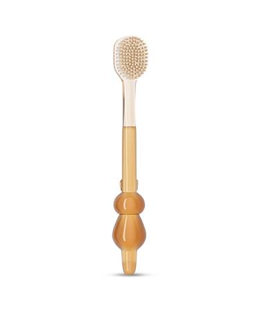 Lmoikesz silicone baby soft toothbrush portable tongue brush toddler mouth training reusable toothbrushes home cleaning set