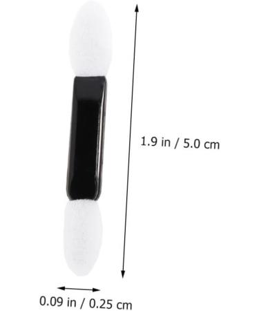 Baluue 100pcs Women Eyeshadow Brush Eye Makeup Brushes Foam Eyeshadow Sponge Eyeshadow Applier White - Buy Online on GoSupps.com