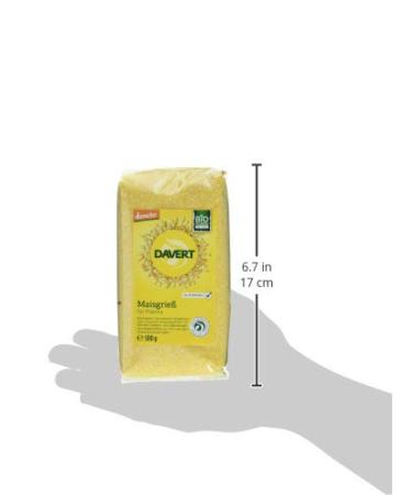 Davert Corn Semolina Polenta Gluten-Free | Pack of 8 (8 x 500g) - Buy Online for Fast International Shipping - Buy Online on GoSupps.com