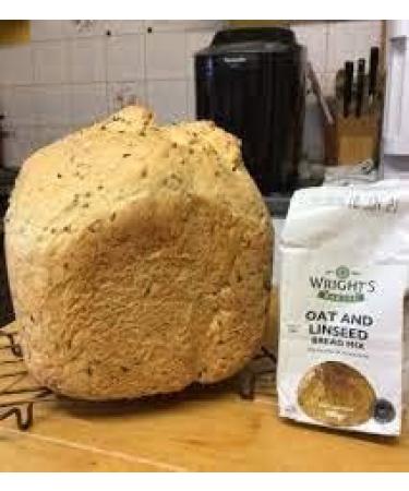 Wright's | Oat & Linseed Bread Mix 5X500g | white baker's quality flour with pinhead oats | For Machine or Hand Baking | Baking Success Guaranteed | Suitable for Vegetarians - Buy Online on GoSupps.com