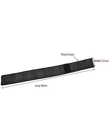 SOYATER Tendon Support Strap | Extra Long Elastic Knee Brace for Plantar Fasciitis Joint Pain & Swelling - Ideal for Squats Basketball Running & Tennis (180cm - Buy Online on GoSupps.com