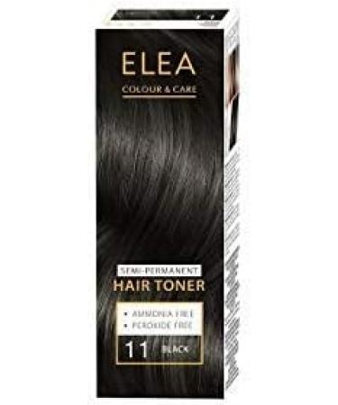 Elea ELEA Semi-Permanent Hair Toner 100ml (11 Black) - Buy Online on GoSupps.com