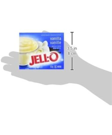 Jell-O Vanilla Instant Pudding Mix 153g (Pack of 24) Vanilla (153G) - Buy Online on GoSupps.com