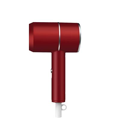 Professional Ion Salon Hair Dryer Powerful Ceramic Tourmaline Hair Dryer Professional Ion Silent Hair Dryer Attachments-best Soft Touch Body (Red)