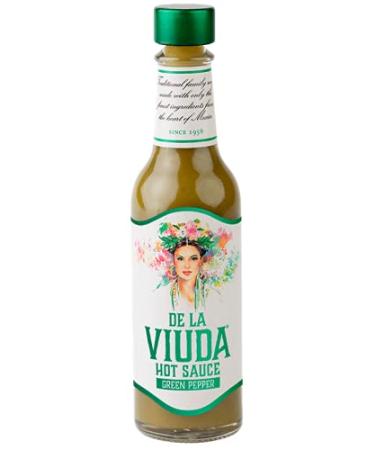 De La Viuda Green Pepper Hot Sauce (Pack of 3) 1