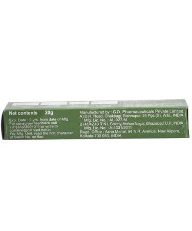 Buy Boroline Antiseptic Ayurvedic Cream 20G - Best Herbal Skin Care Internationally - Buy Online on GoSupps.com