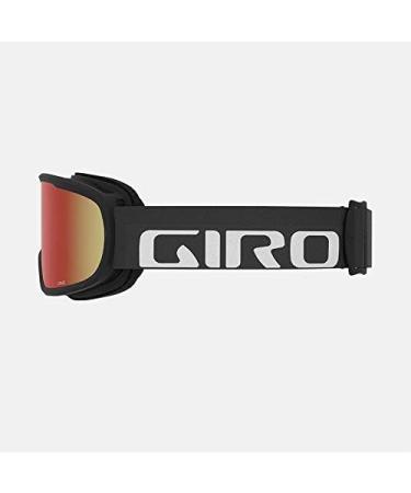 Giro Cruz Ski & Snowboard Goggles - Anti-Fog, OTG Black Wordmark Amber Scarlet - Buy Online on GoSupps.com