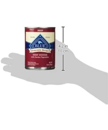 Blue Buffalo Homestyle Recipe Natural Adult Wet Dog Food 12.5 oz Beef - Pack of 12 - Buy Online on GoSupps.com