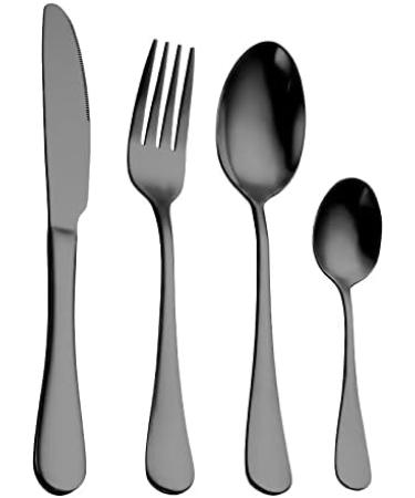 24-Piece Premium Stainless Steel Cutlery Set Home Kitchen Restaurant Utensils Knives Spoon and Fork Set Mirror Polished Dishwasher Safe. - Buy Online on GoSupps.com
