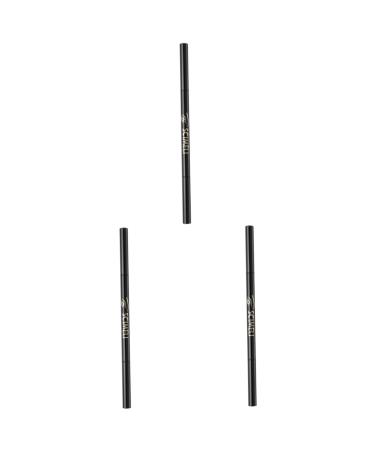 FOMIYES 3pcs 2 1 Eyebrow Makeup Tools Make up Kit Double-end Eyebrow Pencil Double-headed Eyebrow Pencil Key 1 count (Pack of 1) Dark Brownx3pcs