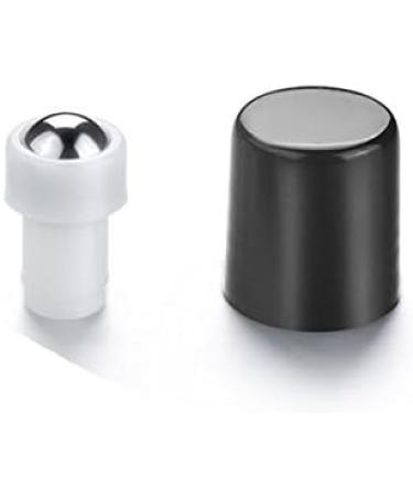 12 Pack 1ml Mini Clear Glass Roll-On Bottles - Refillable Essential Oil & Perfume Containers with Black Caps - Buy Online on GoSupps.com