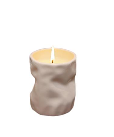 Handmade Ceramic Cup Aromatherapy Candle Cup Birthday Gift Fragrance Gift Box Creative Christmas Gift Present (Lavender Eucalyptus)