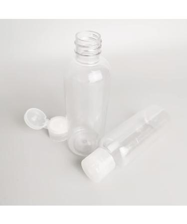 JIHUOO 10 Pcs 100ml Plastic Flip Cap Bottles Travel Squeeze Bottles Empty Toiletry Bottles Small Liquid Bottles Refillable Lotion Bottles Makeup Sample Containers - Buy Online on GoSupps.com