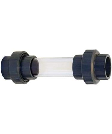 AquaForte Sight Glass with 3/3 Coupling - 50mm Installation Accessories (Grey) | International Shipping Available - Buy Online on GoSupps.com