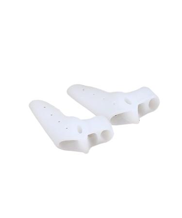 Gatuida 1 Pair Bunions Straighteners Dividers Big Protectortoe Bunion Spreaders Separator Bunion Separator Hammer Cushions Foot Separator Split White Gel