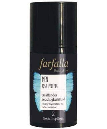 Farfalla Men pink pepper Pereal moisture fluid - 30ml - 3in1 tightening & moisture - after shaving care - skin care with organic aloe vera - 100% certified natural cosmetics