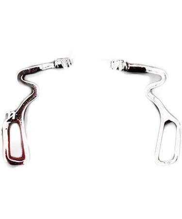Efarma glasses bracket bracket glasses nose 1 pair of silver metal-insert-insert-nose-nose pad arm replacement glasses-nose-arm arm holder for the glasses repair
