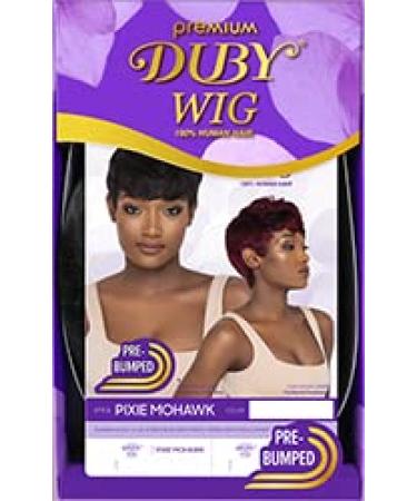 Outre Human Hair Wig Duby Pixie Mohawk Wig in 1B - Stylish and Chic - Buy Online on GoSupps.com