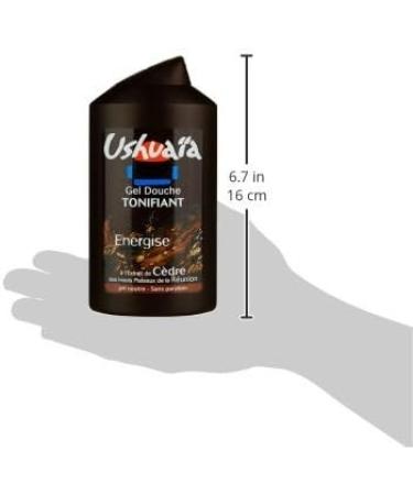  Ushuaia Ushua a 3-Pack Men's Toning and Energizing Shower Gels with Cedar Extract from the Plateaus of R union 250ml - Buy Online on GoSupps.com