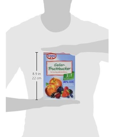 Dr. Oetker Gelier Fruit Sugar 350g - Low-Calorie Jam & Jelly Maker Vegan & Sweetened - Perfect for Fruity Delights! - Buy Online on GoSupps.com