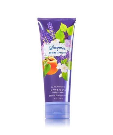 Bath and Body Works Lavender Spring Apricot Body Cream 8 Ounce