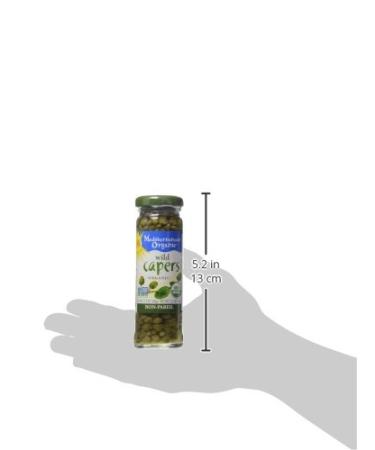 Mediterranean Organic Capers 3.5 oz - Premium Quality & Flavorful Addition to Your Dishes - Buy Online on GoSupps.com