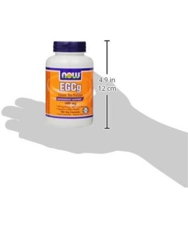 NOW Foods EGCg Green Tea Extract 400mg 180 Veg Capsules Pack of 3 - Buy Online on GoSupps.com