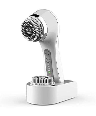 Facial Cleansing Brush 3 Speed Electric Face Scrubber IPX7 Waterproof Sonic Facial Cleansing Brush Facial Scrubber for Exfoliation Wireless Rechargeable deep Cleaning