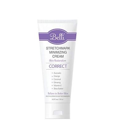 Belli Skincare Stretchmark Minimizing Cream 6.5 oz - Reduce Stretch Marks & Improve Skin Elasticity - Buy Online on GoSupps.com
